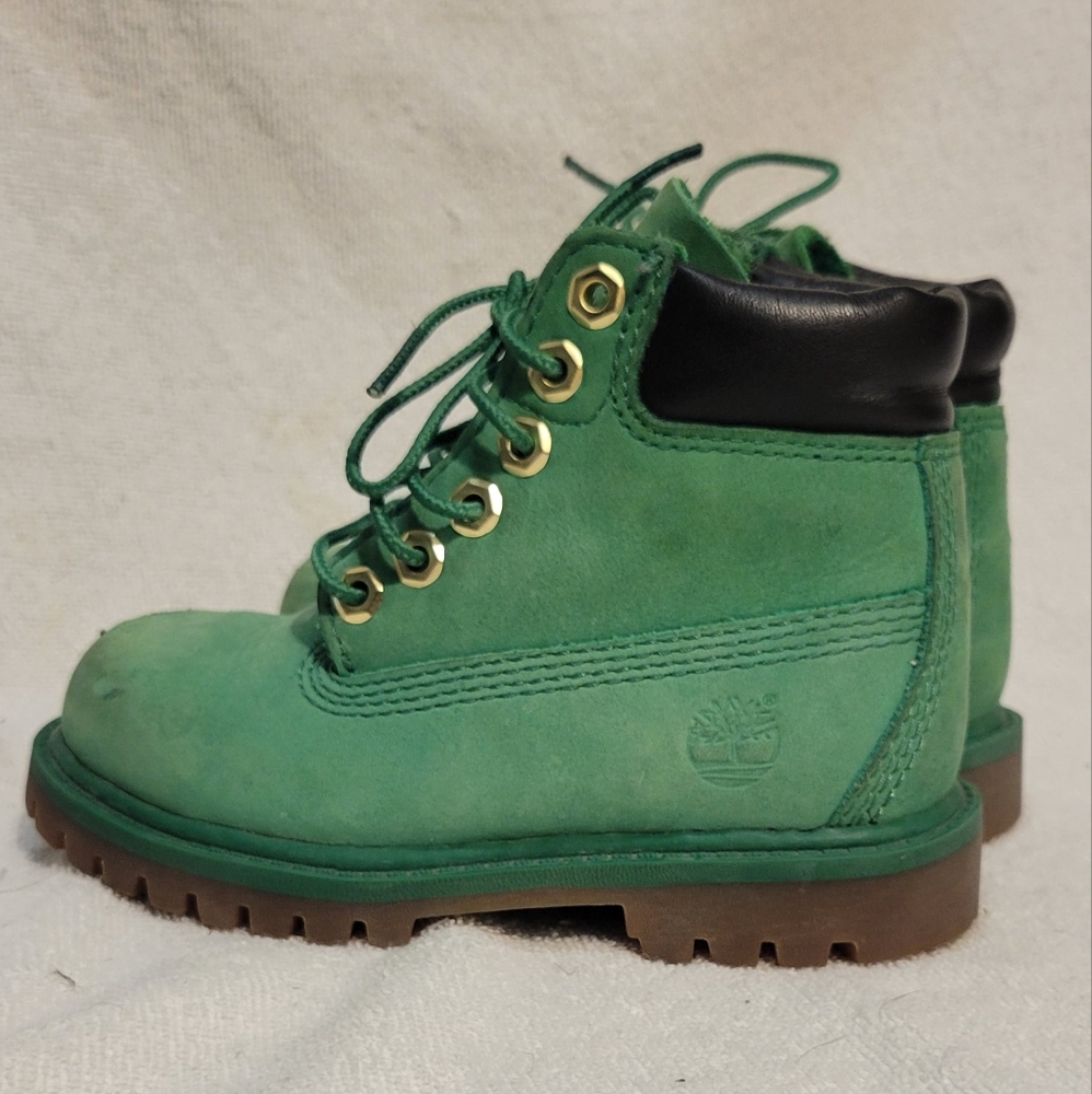 Green 10 C Timberland Boots